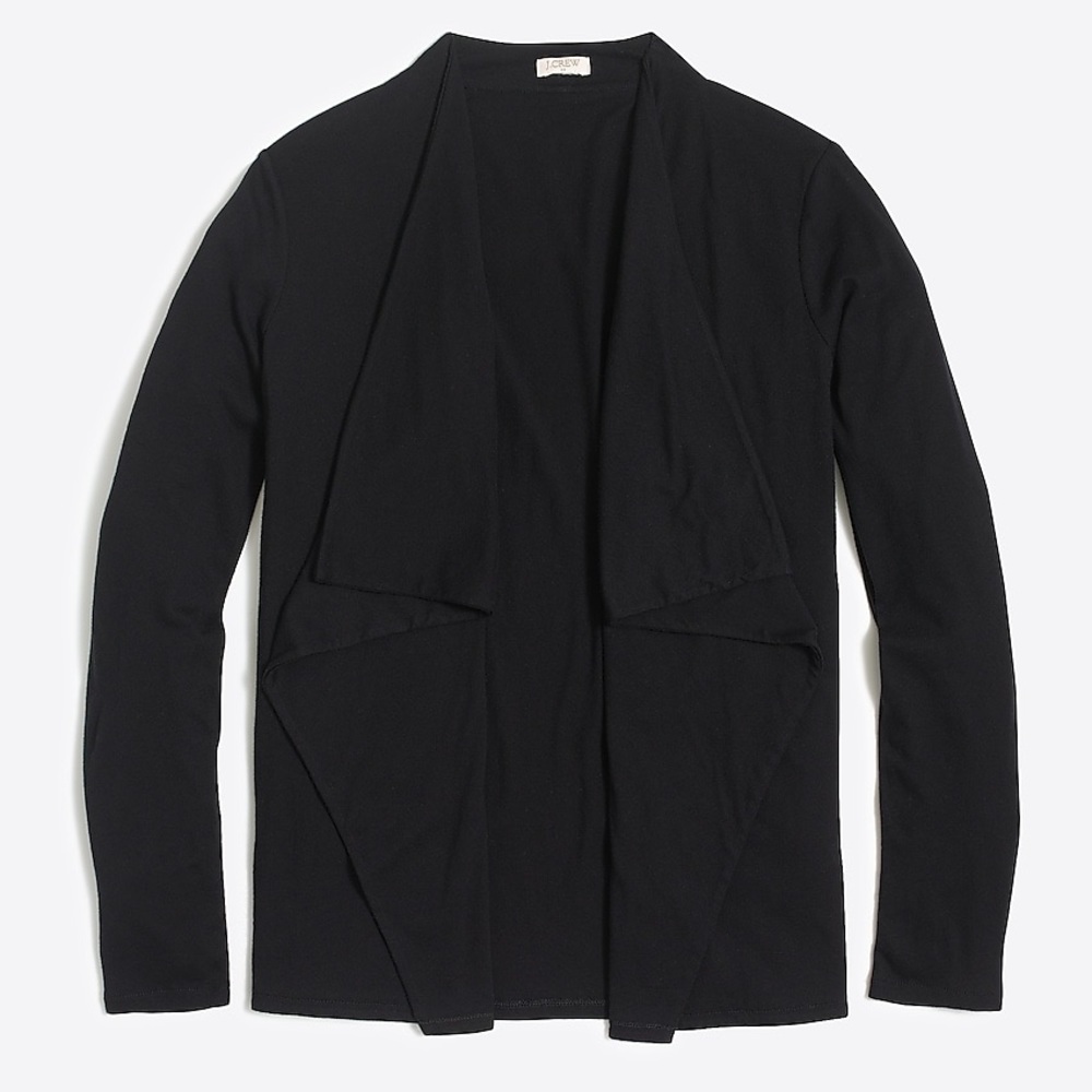J. Crew Factory cascading always cardigan